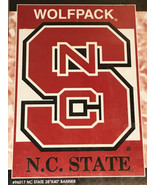 NC STATE WOLFPACK Official NCAA Team Logo Premium 28x40 House BANNER - $19.99