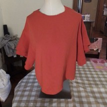 H&amp;M Burnt Orange Size 6 Blouse, Fall Fashion Top, Women&#39;s Shirt, Autumn Blouse - £5.47 GBP