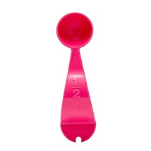 Tupperware 1/2 TBSP Measuring Spoon Pink Embossed Curved 6142 Replacemen... - £7.79 GBP