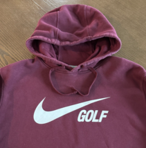 Nike Maroon TAG Golf Hoodie Jacket Sweatshirt Size Large - $49.39