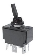 ss506-bg nylon toggle &amp; body switch ss506bg dpdt 15a 6-32 vdc 15a 125vac... - €12,81 EUR