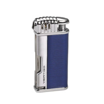 Vertigo Puffer Pipe Soft Flame Lighter BLUE/BRUSHED CHROME - VERT PUFFER... - $27.40