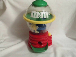 M Ms Fun Machine Red Yellow Candy Dispenser 81/2 Inches Tall - $4.99
