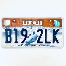2011 United States Utah Greatest Snow On Earth Passenger License Plate B... - $10.88