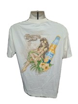 2006 Corona Extra Island Adult Large Cream TShirt - £14.28 GBP