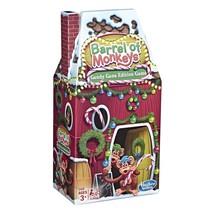 Hasbro Gaming Barrel of Monkeys: Candy Cane Holiday Edition Game for Kids Ages 3 - £8.32 GBP