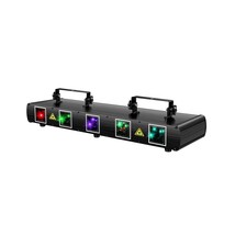 Dj Lights, 5 Beam Effect Sound Activated Dj Party Lights Rgbyc Led Music... - £229.07 GBP
