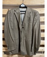Hart Schaffner Marx Nordstroms Plaid Dress Suit Coat Men&#39;s Size 46R  KG JD - £58.66 GBP