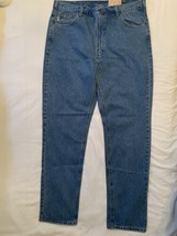 NWT! Men&#39;s Carhartt Denim Jeans 40 x 36 Heavyweight 5 Pocket Work Blue B18 STW - £25.45 GBP