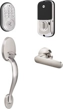 The Yale Security B-Yrd216-Zw-Jx-619 Yale Assure Lock Z-Wave With, Satin... - $279.94