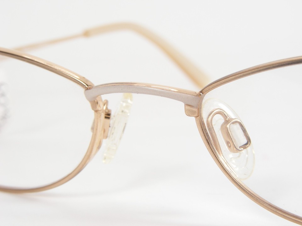 Vintage Marc O'Polo 3680 A Gold /Beige UNIQUE RARE EYEGLASSES GLASSES 50-17-140 Item image 8