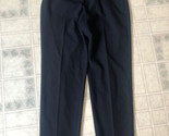 TALBOTS Navy Blue Flat Front Hidden Side Zip Signature Pants Size 8 - $27.10