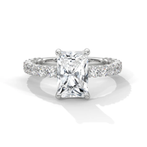 2ct Radiant Lab Moissanite Diamond Engagement Ring - $595.00