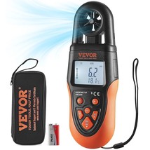 VEVOR Bluetooth Handheld Anemometer, 14?°F-140?°F, Digital Wind Speed Me - £35.95 GBP