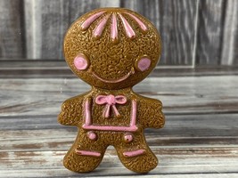 70s VTG (B12) Avon Fragrance Glace Pin Pal - Gingerbread Pink Frosting  - £6.25 GBP