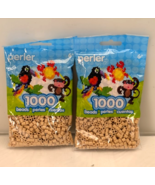 Pack of 2 Perler Beads Fuse Beads For Craft Tan Color 1,000/Pkg (2000 To... - $13.73 CAD