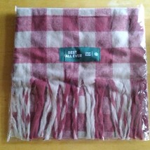 Starbucks X Uber Eats Best Fall Ever Scarf Plaid Red Soft - £19.12 GBP