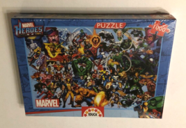 Marvel Heroes Collage 15193 Educa 1000 Piece Puzzle 2011 Comics Spain New - $32.86