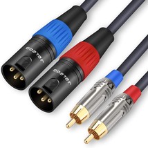 Rca To Xlr Cable, Dual Rca Male To Dual Xlr Male Cable, 2 Rca Male To 2 ... - £26.62 GBP