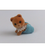 1985 Epoch Calico Critters Baby Brother Bear 1.5&quot; Collectible Figure - $16.28 CAD