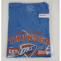NWT Majestic Threads NBS Oklahoma City OKC Thunder Hooded Long Sleeve Shirt 2XL - £15.32 GBP