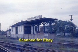 Niles Trumbull Co. Ohio Erie Railroad Freight Station Depot Slide Photo ... - £5.44 GBP