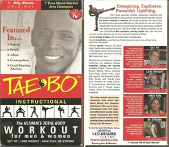 Billy Blanks Original Taebo Instructional The Ultimate Total Body Workou... - £11.77 GBP