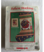Dimensions BELIEVE Mary Engelbreit Needlepoint Christmas Stocking Kit 90... - £58.14 GBP
