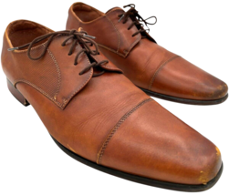 Florsheim Men&#39;s Postino Cap Toe Oxford Shoes 15149-221 Cognac Leather si... - $331.63 MXN