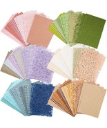 96 Sheets Textured Scrapbook Paper and Mesh Fabric Assorted Set 6 Pack M... - $625.56 MXN