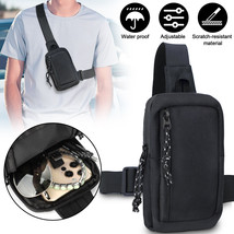 Men&#39;S Shoulder Bag Oxford Cloth Chest Pack Sling Crossbody Casual Phone Backpack - £16.82 GBP