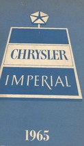 1965 Chrysler NEWPORT 300 IMPERIAL CROWN LEBARON Service Shop Repair Man... - $100.18