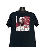Vintage Lebron James #6 Miami Heat T-Shirt Pro Player NBA Store Black Si... - £79.01 GBP