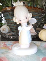 Vintage 1979 Enesco - Precious Moments &quot;Eggs Over Easy&quot; Figurine in original box - £12.62 GBP