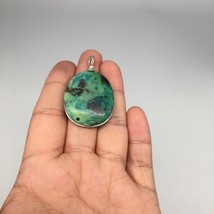 19.6g, Wire Wrapped Sonora Sunset Chrysocolla Cuprite Cabochon @Mexico,SC509 - £24.97 GBP