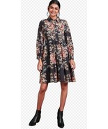 Ro&#39;s Garden Romy Short Dress Women&#39;s Black Germain Size M 100% Cotton Li... - $69.90