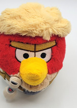 Angry Birds Star Wars Luke Skywalker Stuffed Plush Ball Toy Collectible 5&quot; Red - £13.63 GBP