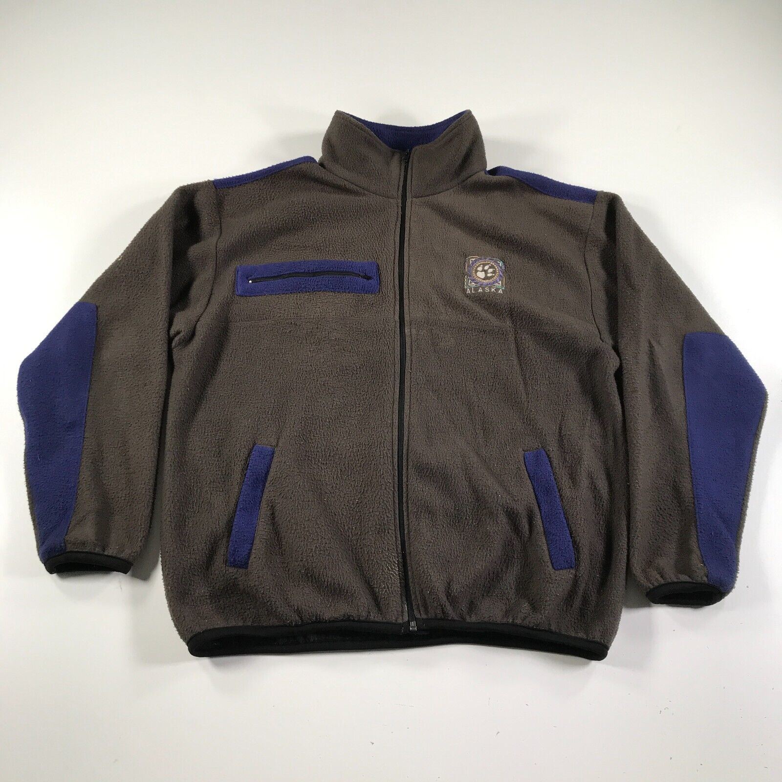 Vintage Alaska Fleece Jacket Mens Medium and 50 similar items