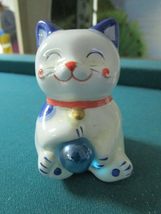 Cute Maneki Neko Lucky Compatible with Cat/Sheeps with Glass Compatible with Bal - $25.47