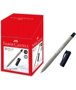 Faber-Castell Nx 23 Ball Pen Box Of 50 (1.0Mm, Black) -Frosted Design, M... - £31.87 GBP