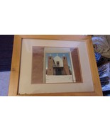 Taos New Mexico Pueblo Mission Church, Frame &amp; Matted Photograph by WJ M... - $142.50