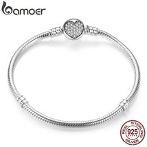 Authentic 100% 925 Sterling Silver Classic Snake Chain Bangle &amp; Bracelet for Wom - £52.02 GBP