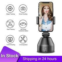 Portable Smart AI Gimbal 360°Auto Rotation Face Tracking Selfie Stick Object Tr - £20.59 GBP