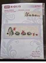 RIOLIS Counted Cross Stitch Kit 9.5&quot;X3.25&quot;-Hedgehogs (14 Count) - £9.72 GBP