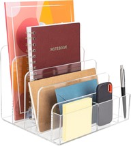 Acrylic Desk Filer, Clear File Holder For Office Organization -, Patent ... - $44.92