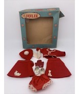 10-Pc Set For 8” Styled For Julie Doll Red Clothes Original Box 50’s - $28.45