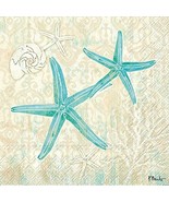 3-Ply Paper Napkins, 20-Count Cocktail Size, Laguna Shells - $12.87 CAD