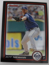 2010 Bowman Chrome #55 Jeff Niemann Tampa Bay Rays Baseball Card - £0.78 GBP