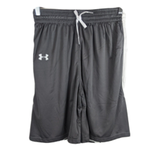 Reversible Gray Basketball Shorts Mens Medium White (Under Armor) - $23.71