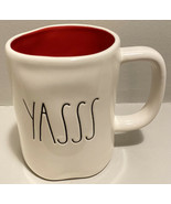 New Rae Dunn Yasss Mug Red Interior LL Large Letter HTF Rare - $71.91